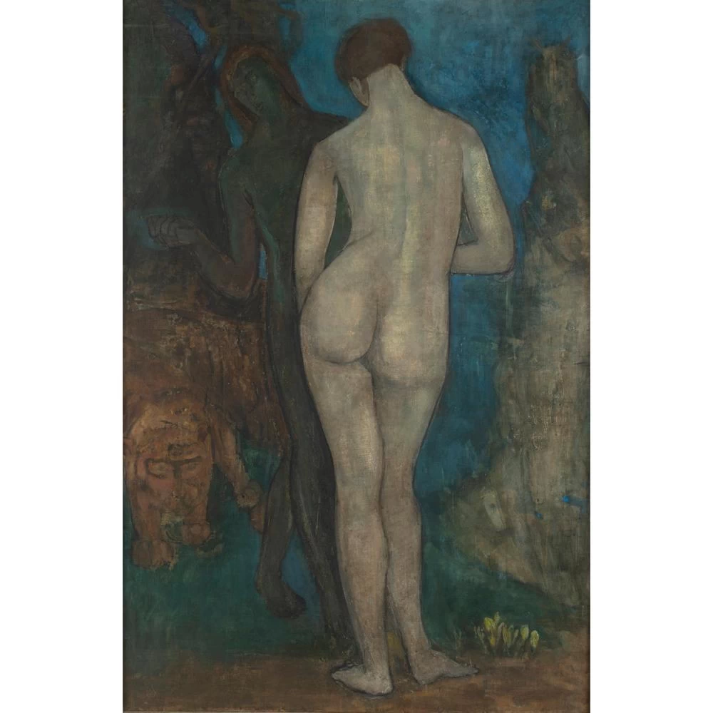 Ethel Walker - Il fauno e le donne nella foresta
